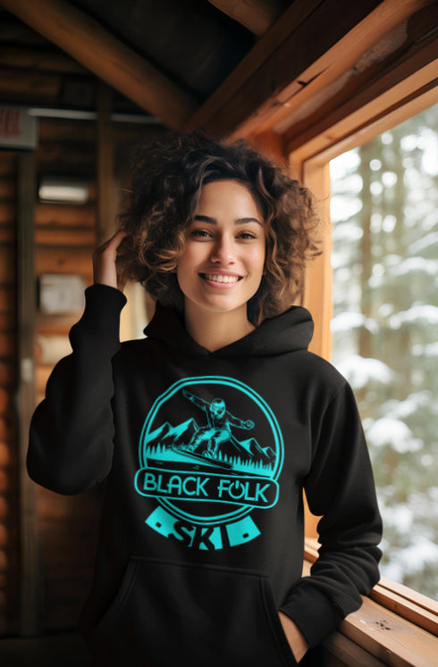 Black Folk Ski Trip (hoodie)