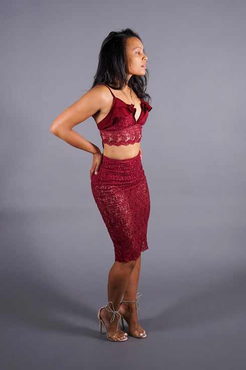 SUBJECT (2-piece skirt set)