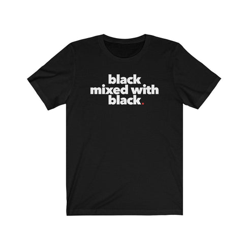 BLACK MIXED WITH BLACK (t-shirt)